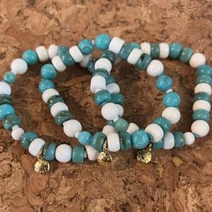 3 J. Crew Stretch Bracelets